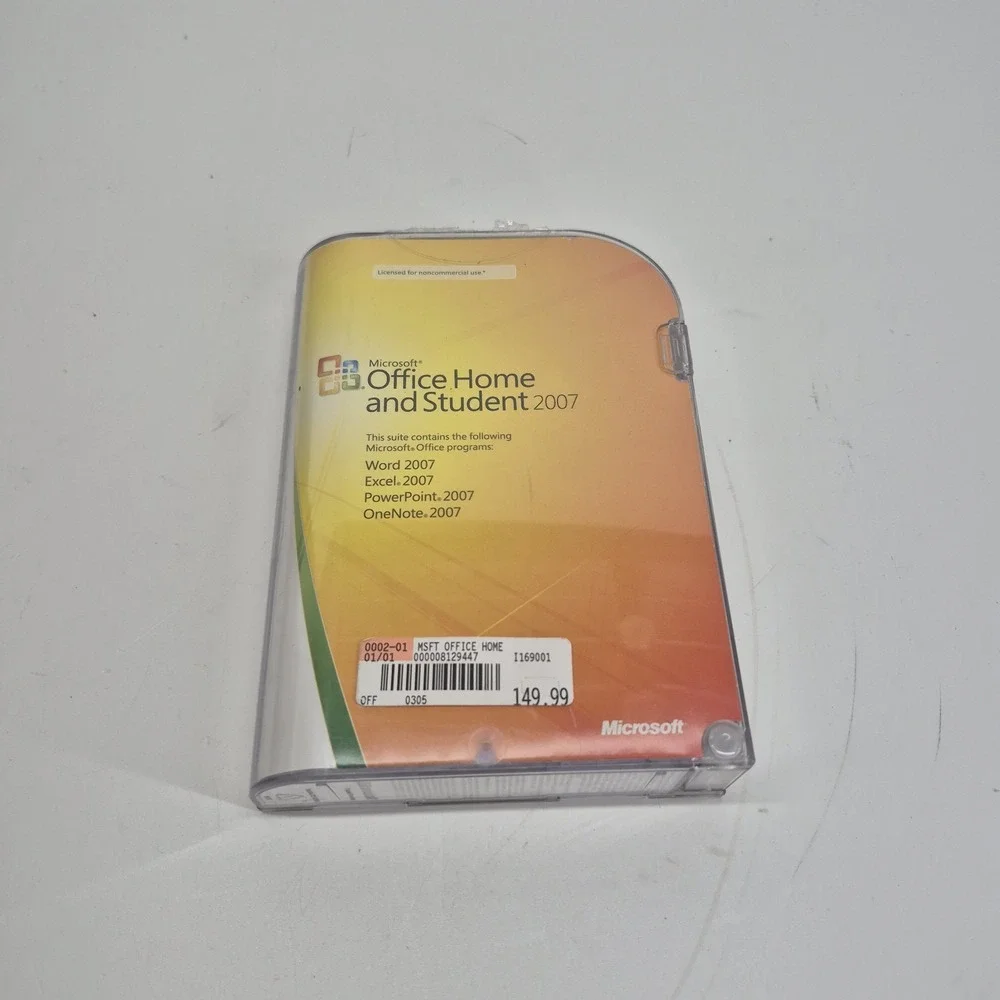 Microsoft Office 2007 Home and Student w/ Product Key - Excel, Word, PowerPoint
